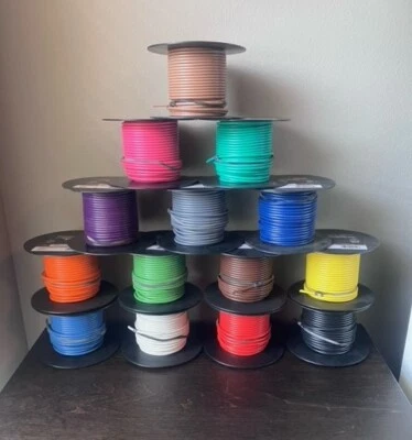 10 Gauge Primary Wire 100% Fine-Stranded Copper Made in the USA Lot NOT CCA - Image 1 of 4