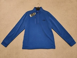 Callaway 1/4 Zip Pullover Ottoman Medium Blue. New with tag. - Picture 1 of 4