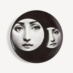 Fornasetti Wall Plate PTV150X Tema E Variazioni n.150 Lina Face Authentic - Picture 1 of 5