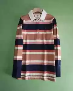 Joules Sammie Womens Rugby Shirt Tan Multi Stripe New UK 18 - Picture 1 of 4