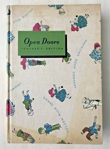 Vintage 1957 McGuffey Readers Teacher's Edition "Open Doors" Golden Rule Series - Picture 1 of 11
