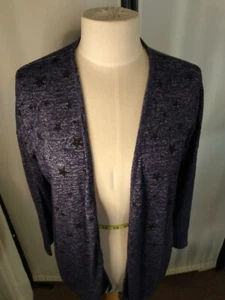 Bobeau Open Front Cardigan Sz M - Picture 1 of 5