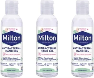 Milton Gel Igienizzante Mani Antibatterico 100 ml Confezione da 3 - Foto 1 di 3