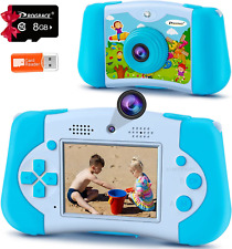 Kids Camera Boys Toy Gift - PROGRACE Digital Video Camera Children Dual Camera 3
