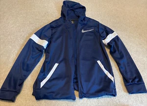 NIKE Kids Boys Dri-Fit Track Jacket Navy Blue & White Size XL - Picture 1 of 5