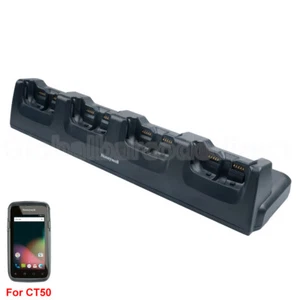 Four-bay Terminal Charging Cradle w/Adapter for Honeywell Dolphin CT50 CT50-CB-1 - Picture 1 of 7