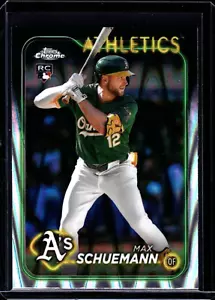Max Schuemann 2024 Topps Chrome Update #USC42 RayWave Refractor Rookie - Bild 1 von 2