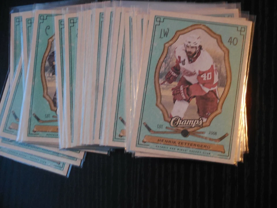 2009/2010 Champ's Hockey Green, Red & Yellow Parallel's U PICK - Image 1 of 4