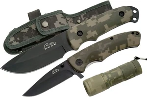 Whetstone Cutlery Rite Edge Military Knife Set with Mini LIGHT WF-1113 - Picture 1 of 4