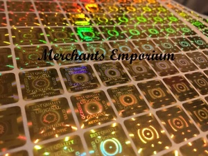 100 x Garantie erlischt, wenn entfernt manipulationssicher Sicherheit QC bestanden authentische Etiketten - Bild 1 von 2