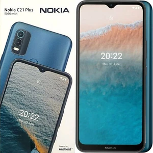 Nokia C21 Plus 4G Dark Cyan 64GB + 4GB Dual-SIM Factory Unlocked OEM NEW - Picture 1 of 4