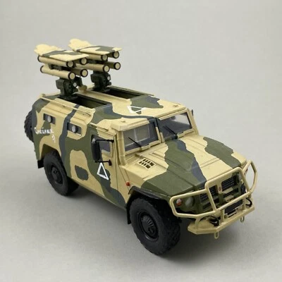 Built 1/35 Scale Painted Military vehicle GAZ Tigr captured by Ukrainian Army - Image 1 of 4
