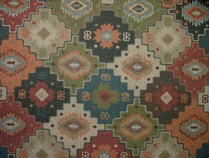 Cotton Curtain Upholstery Cushion Bag Making Fabric - Picture 1 of 20