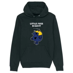 Mr Men Pullover Hoodie Little Miss Brainy Organic Cotton Long Sleeve Kids Top - Picture 1 of 13