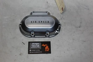 Harley 6 Speed OEM "Satin Chrome" Transmission Trap Door Side Cover - Picture 1 of 9