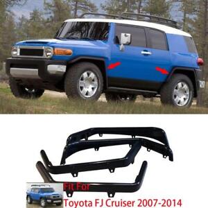 Gloss Black Exterior Wheel Eyebrow Arch Fender For Toyota FJ Cruiser 2007-2022