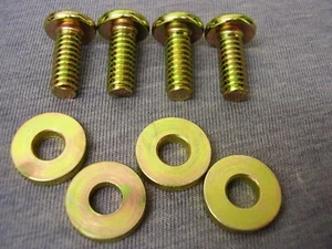 Ford Kent Crossflow H/T ZINC & COLOUR Plated Pan POZI Rocker Cover Screws THICK - Picture 1 of 4