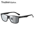 Trudren Mens Aluminum Square Polarized Sunglasses High Quality Carbon Fiber Arms