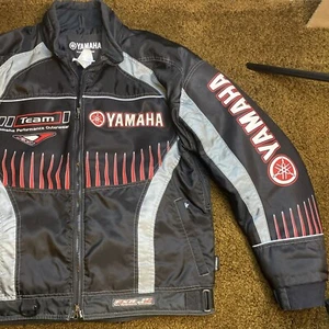 Yamaha Performance Outerwear FXR Jacket Liner Team Yamaha Racing Coat Mens M EUC - Picture 1 of 22