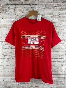 The Office - I Survived The Dunder Mifflin Christmas Party T-Shirt - Sz LARGE - Picture 1 of 9