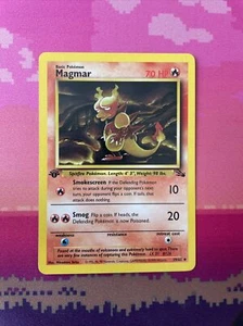 Pokemon Card Magmar Fossil 1st Edition Uncommon 39/62 Near Mint - Picture 1 of 2