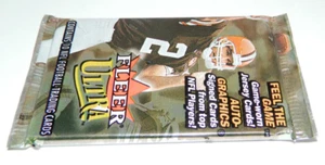 EXACT 1 pack 2000 Fleer ULTRA football NFL Sealed TOM Brady Rookie year CARD - Picture 1 of 14