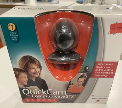 Logitech QuickCam Communicate STX Webcam High Image Clarity 640x480 Pixels -New - Image 1 of 4