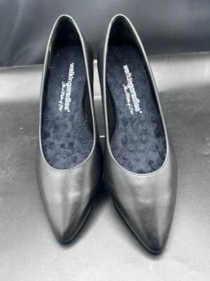 Cunas para caminar para mujer Reece negras puntiagudas planas 7N Foto 1 de 4