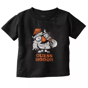 Tootsie Roll Pop Mr Owl Halloween Guess Hoo Toddler Boy Girl Youth T Shirt Tee - Picture 1 of 6