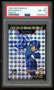 Tarjeta Rockman Japanese Carddass 6 01 Rockman X #1 Prism 1995 PSA 8 70352407 - Imagen 1 de 2