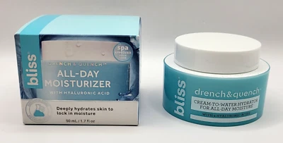 Bliss Drench & Quench 全天保湿带透明质酸 1.7 盎司 — 第 1/4 张图片