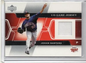 Maglia gioco Upper Deck UD 2005 Johan Santana - Foto 1 di 1