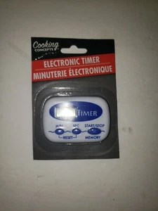 Cooking Concepts Electronic Kitchen Digital Timer. New in box - Picture 1 of 3