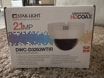 *Digital Watchdog* DWC-D3263WTIR 2.1MP Indoor Dome IR Security Camera Open Box - Image 1 of 4