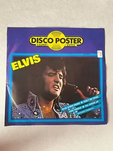 Vintage Mexican ELVIS PRESLEY Blue Suede Shoes All Shook Up 45 rpm LP from 1980s - Picture 1 of 6