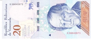 Venezuela Twenty Bolivares 2018 - Bild 1 von 2