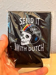 Dutch Bros Coffee - June 2025 - CAN COOZIE - Koozie Skeleton Send It With Dutch - Picture 1 of 3