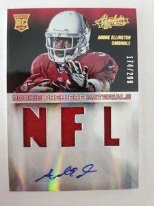 2013 Panini Absolute Premiere Materials /299 Andre Ellington #202 Rookie Auto RC - Bild 1 von 2