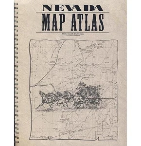 Nevada Map Atlas Backroads Maps NDOT Nevada Place Names Street Map Travel - Picture 1 of 1