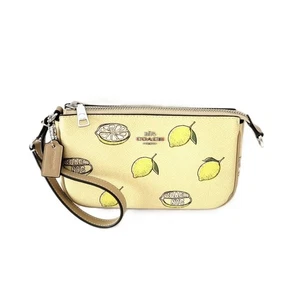 Coach CAL26  Nolita 19 Lemon Print Small Handbag  Garden Grade Multi - Picture 1 of 7