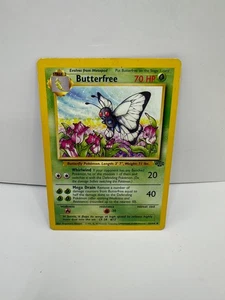Juego de cartas coleccionables Pokémon Jungle Butterfree #33/64 poco común WoTC de colección LP - Imagen 1 de 2