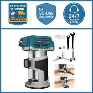 Cordless Compact Router for Makita 18V Battery (Bare Tool), 6 Variable Speeds Ro - Picture 1 of 10