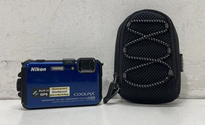 Nikon COOLPIX AW100 16.0MP Waterproof Digital Camera - Image 1 of 4