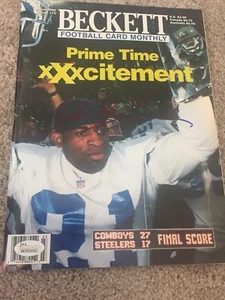 Beckett Monthly March 1996 Deion Sanders Autograph Signed Dallas Cowboys JSA - Picture 1 of 4