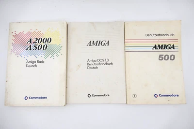 3x Commodore Amiga 500 / A 2000 Benutzerhandbuch / Amiga DOS 1.3^ - Bild 1 von 4