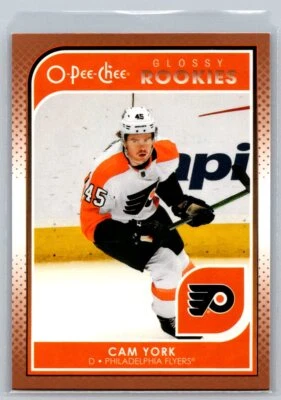 2021 Upper Deck O-Pee-Chee #R-3 Cam York Glossy Rookies Retro RC FLYERS (C) - Image 1 of 2