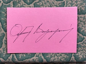 Mystery Autogramm aus der John Verzi Sammlung #20 - Bild 1 von 2