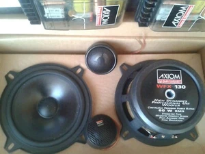 SISTEMA ALTOPARLANTI AXIOM MIDWOOFER 13CM, TWEETER, CROSSOVER, 4 0HM IMPEDENZA - Foto 1 di 6