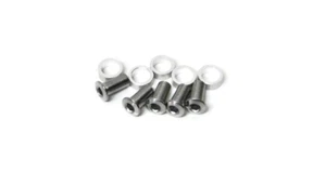 Chainring Bolts Screws Set of Five Pieces Silver 16/18mm Long (462) - Picture 1 of 5