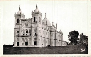 Túnez Cartago Basílica de la Catedral Primatiale RPPC B44 - Imagen 1 de 2